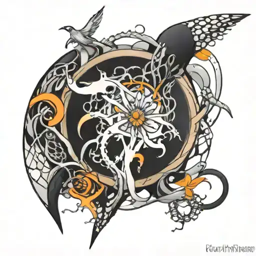 neural network tattoo design idea