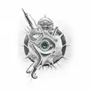 Losing Control tattoo design idea