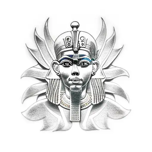 Sun God, Egyptian, Mythology  tattoo design idea