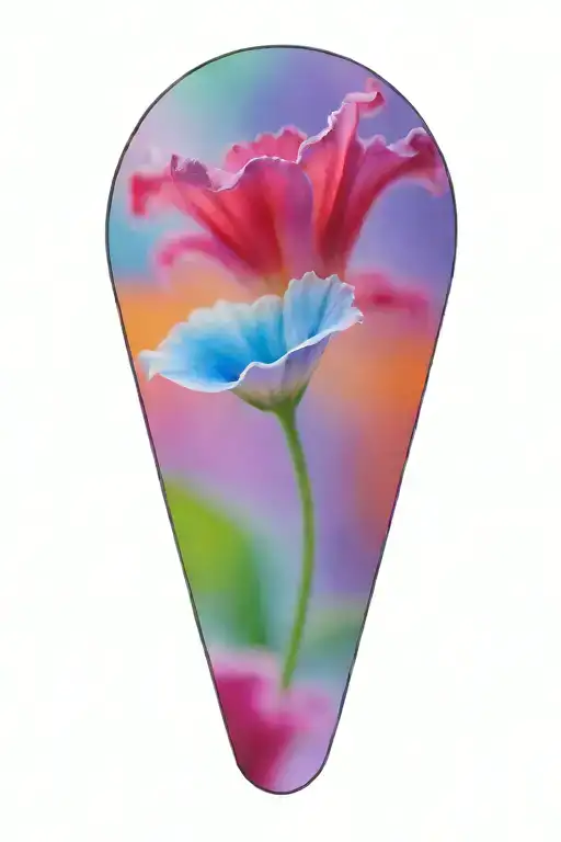 daisy, violet lilly of the valley, crysanthemum, carnation flower tattoo design idea
