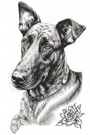 dog memorial tattoo tattoo design idea