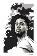 love yourz j cole tattoo design idea