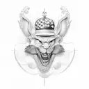 patriotic tattoo design idea