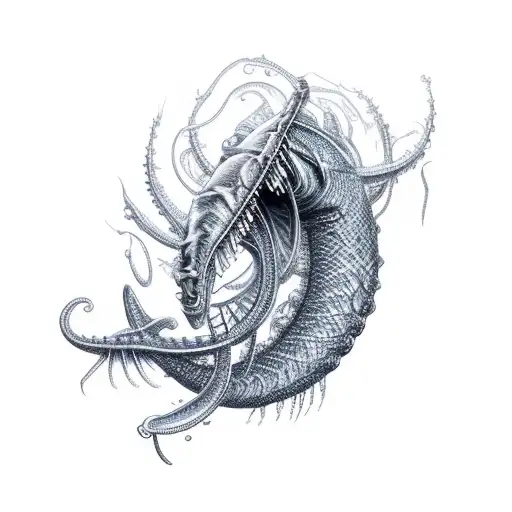 leviathan tattoo design idea
