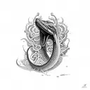 leviathan tattoo design idea