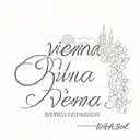 vienna by billy joel lyric tattoo design idea