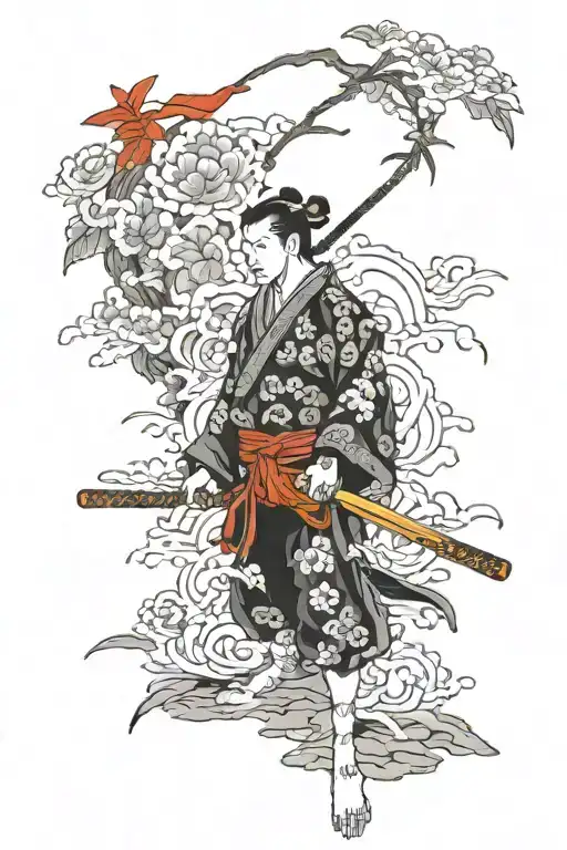 ronin tattoo design idea