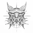 sun in libra, the moon in taurus, and the rising in gemini tattoo design idea