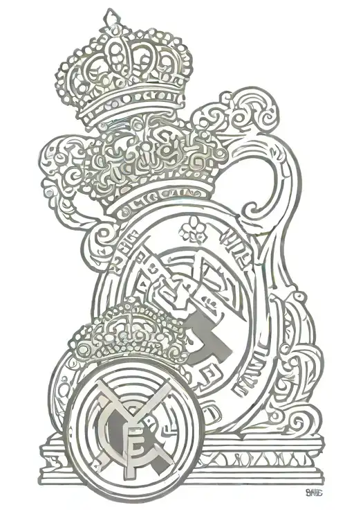 real madrid tattoo design idea