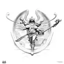 Saint Michael  tattoo design idea