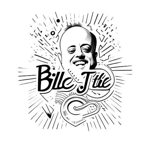 billy joel tattoo design idea