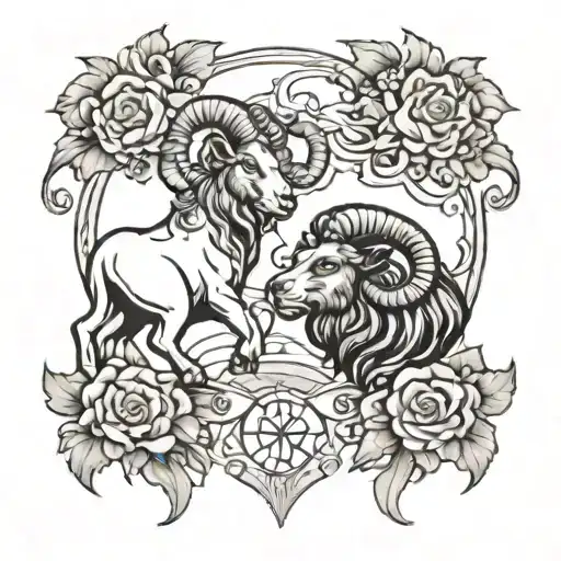 Leo and  aries relationship 11 09 13 tattoo design idea