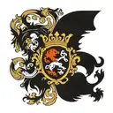 Doyle family crest incorporating Irish  tattoo design idea