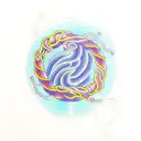 Coiled whip with quote "I don't know. I'm making this up as I go." spiraling within the whip. tattoo design idea