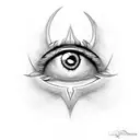 Combine elements of the One Ring and the Eye of Sauron in a unique design tattoo design idea