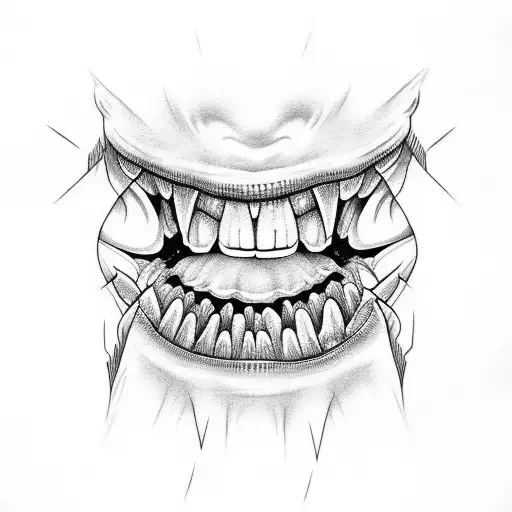tooth fayry tattoo design idea