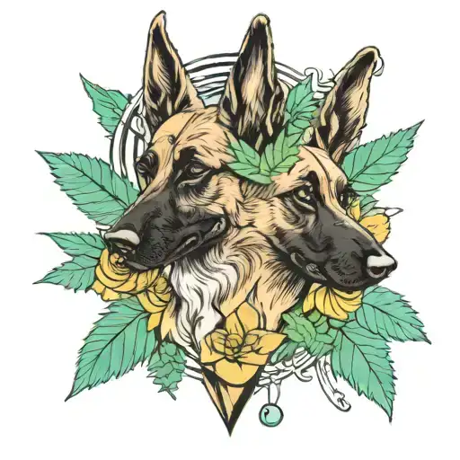 Festvals. Traveling by car. Friends. Belgian malinois. Music. Cannabis. Nurse tattoo design idea
