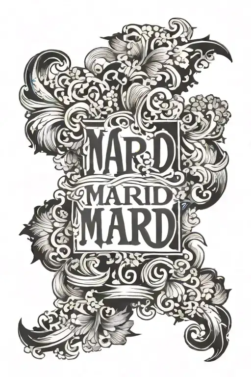 an open flour sack with Madrid written in the middle tattoo design idea