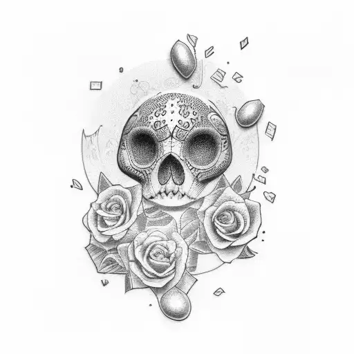 bean tattoo design idea