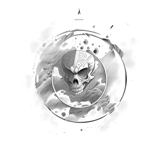 a circule with the names Théo and Alex tattoo design idea