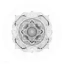 a text that says "iranian owned" in a circle tattoo design idea