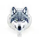 celtic wolf tattoo design idea