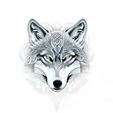 celtic wolf tattoo design idea