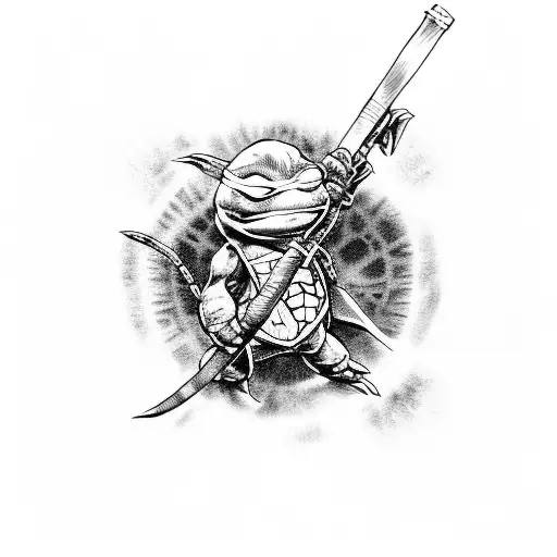 Teenage Mutant Ninja Turtles have fun tattoo design idea