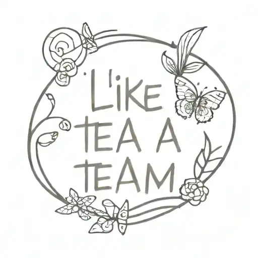 taylor swift lyric "like a team tattoo design idea