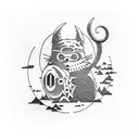 Studio Ghibli tattoo design idea