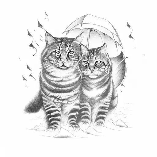 family is a shelter from the storm or the storm itself tattoo design idea