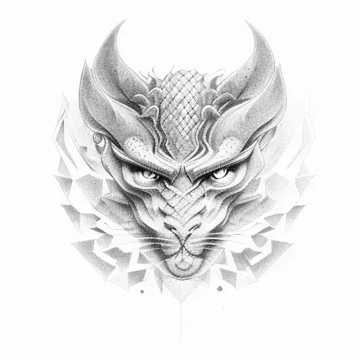 Chimera tattoo design idea