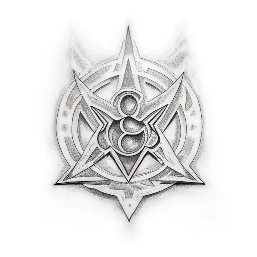 dc trinity tattoo design idea