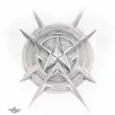 dc trinity tattoo design idea