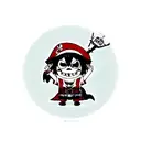 stich wich pirate tattoo design idea