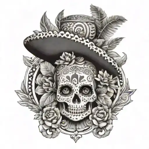 mexico culture tattoo design idea