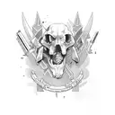 military, sleeve tattoo design idea