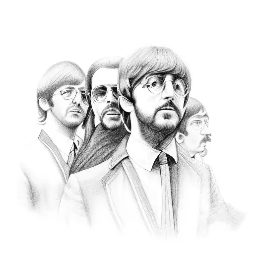 the beatles tattoo design idea