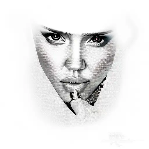 Jessica alba with a bikini wedgie  tattoo design idea