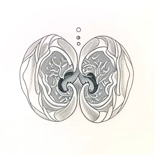 woman showing her butthole  tattoo design idea