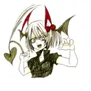 demon tattoo design idea