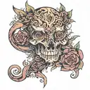 anxiety  tattoo design idea