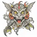 anxiety  tattoo design idea