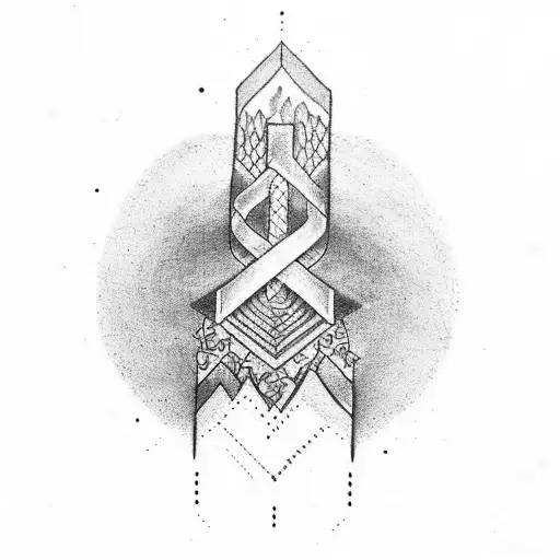 God is Greater than the highs and the lows tattoo design idea