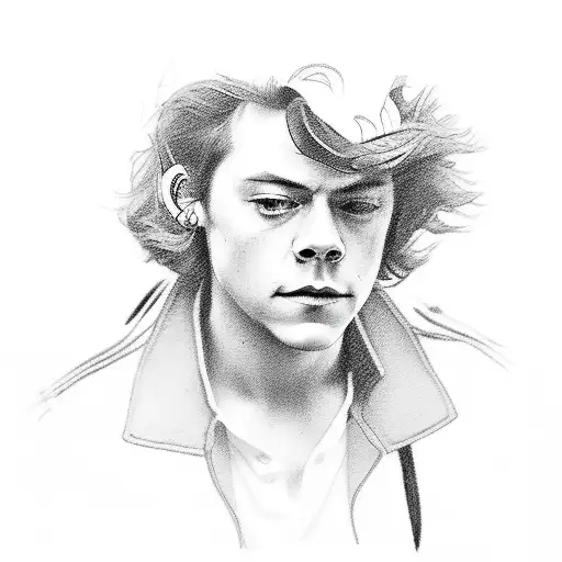 harry styles tattoo design idea
