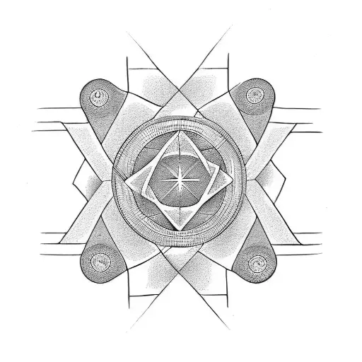 triple infinity  tattoo design idea