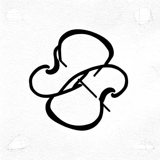 triple infinity  tattoo design idea