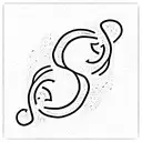 triple infinity  tattoo design idea