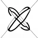 triple infinity  tattoo design idea