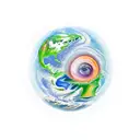 Planeta Jupiter tattoo design idea